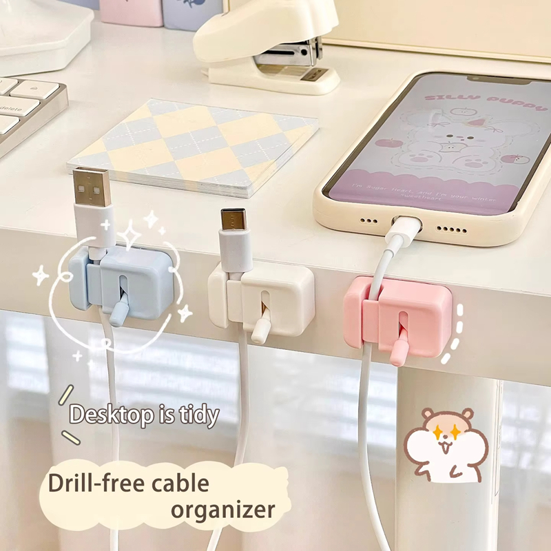 Desk Cable Clip - 책상용 케이블 정리 클립 - 충전