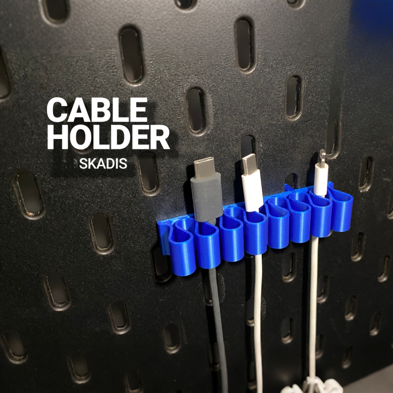 Desk Cable Clip - 케이블 정리 클립 페그보드 벽걸이형 스카디스