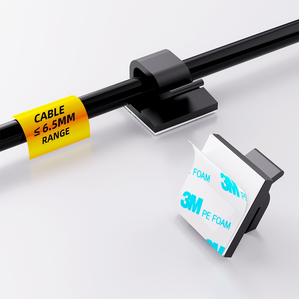 R자형 투명 플라스틱 케이블 클립 와이어 홀더 코드 정 - Desk Cable Clip 리뷰 및 가격