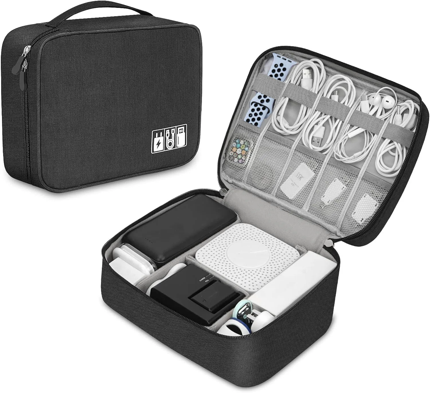 전자 액세서리 케이블 이어폰 보관용 휴대용 기술 정리  - Tech Accessories Storage 리뷰 및 가격