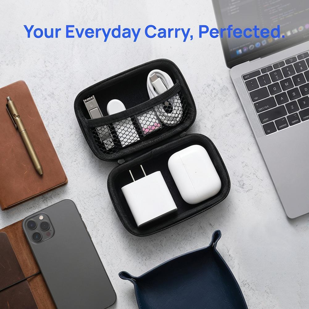 비즈니스 헤드폰 가방 휴대용 지퍼 이어폰 보관 가방 충 - Travel Cable Organizer 리뷰 및 가격