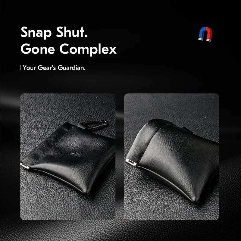 케이스 이어폰 박스 자동 닫힘형 사각형 휴대용 압축 파 - Tech Accessories Storage 리뷰 및 가격