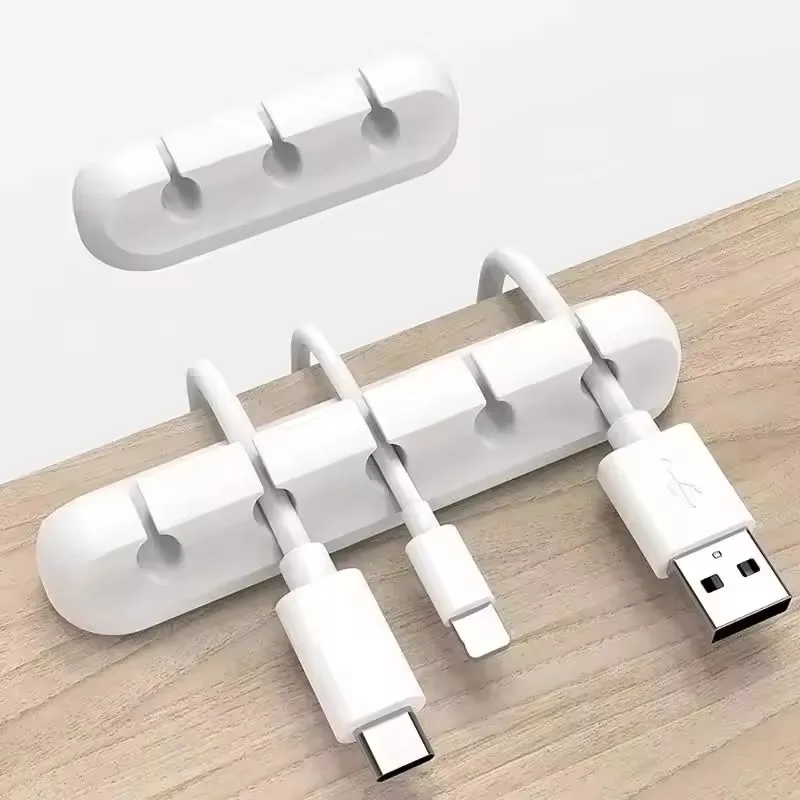 실리콘 USB 케이블 클립 와인더 정리기 원형 충전기  - Desk Cable Clip 리뷰 및 가격
