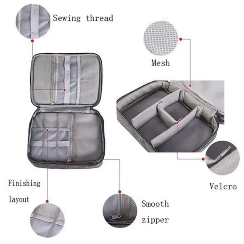 전자제품 정리함 여행용 케이스 방수 케이블 정리 가방  - Tech Accessories Storage 리뷰 및 가격