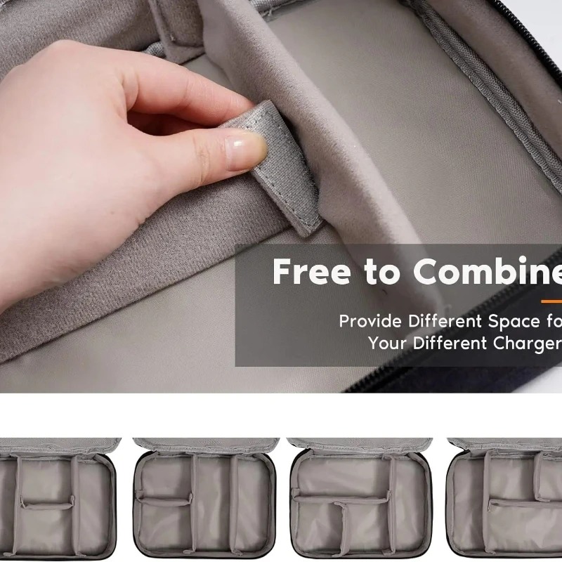 케이블 보관 가방 방수 디지털 전자 기기 정리함 휴대용 - Travel Cable Organizer 리뷰 및 가격