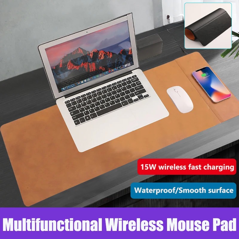 무선 충전 PU 마우스 패드 게이밍 대형 미끄럼 방지  - Mouse Charging Pad 리뷰 및 가격