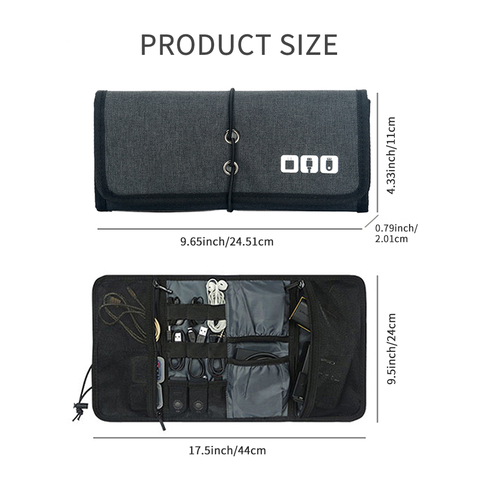 홈 케이블 정리 파우치 |   USB 케이블, 충전기  - Tech Accessories Storage 리뷰 및 가격