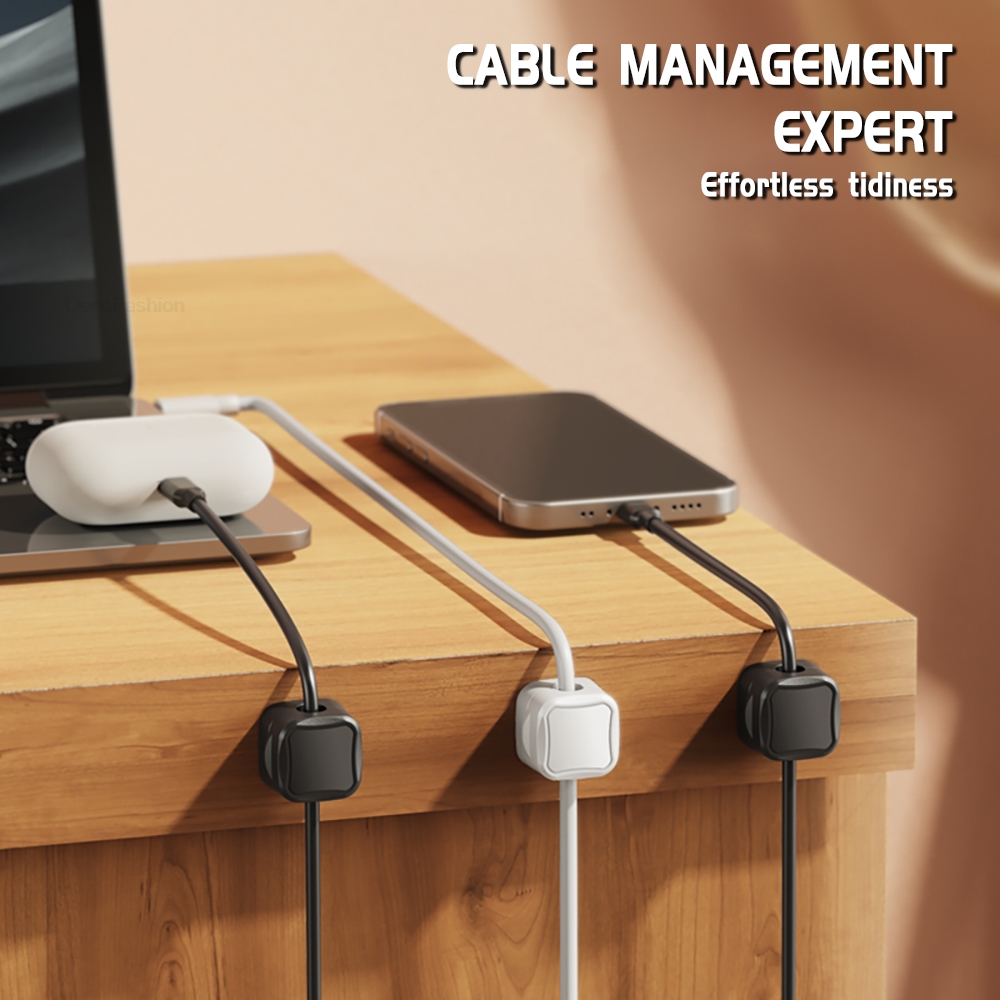 1/6/12pcs 마그네틱 케이블 클립 케이블 홀더 접 - Desk Cable Clip 리뷰 및 가격