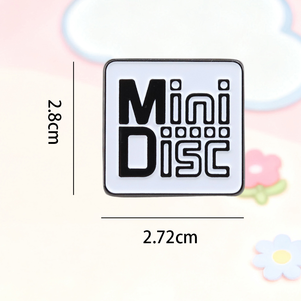빈티지 미니디스크 MD 로고 에나멜 핀 레트로 테크 배 - Tech Accessories Backpack 리뷰 및 가격