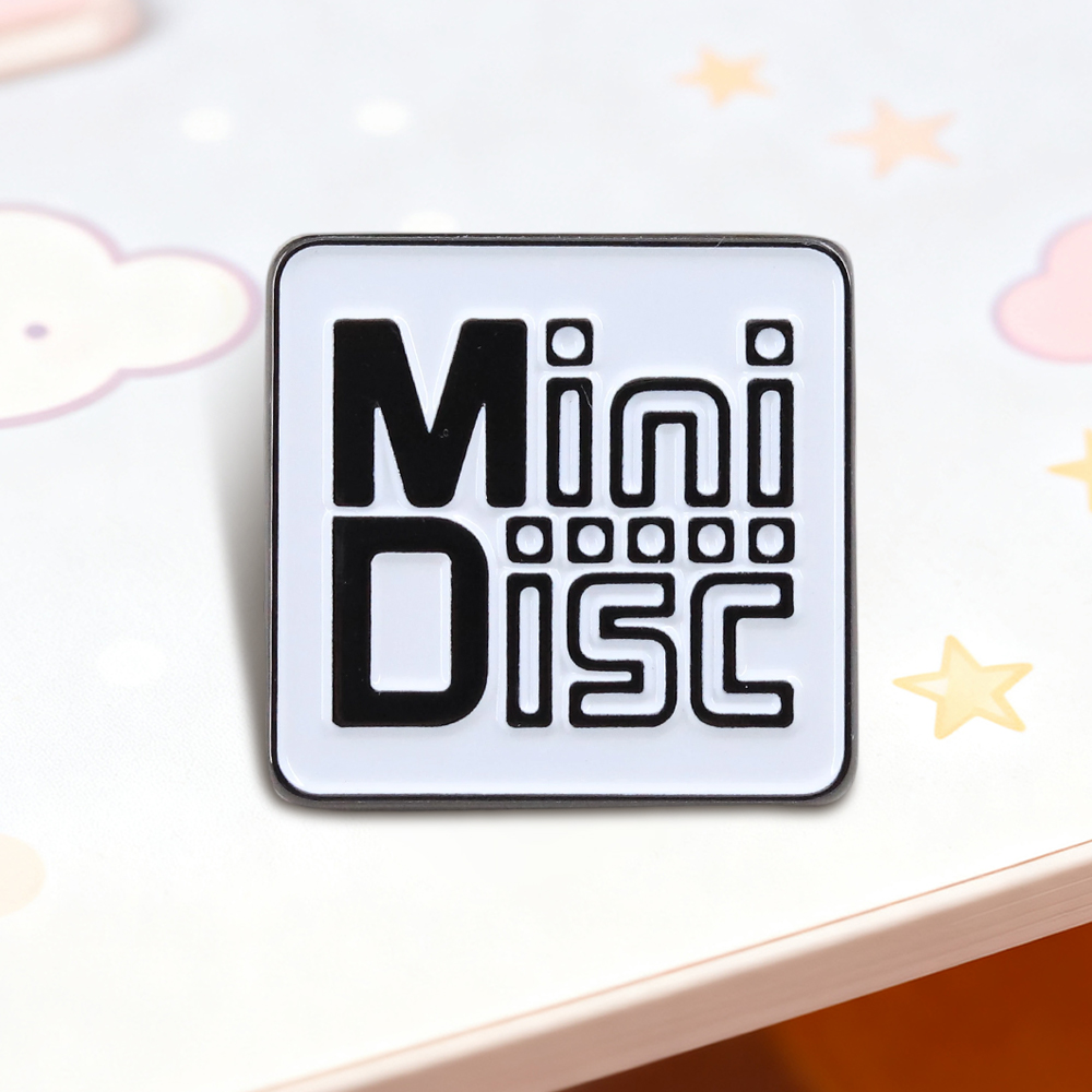 빈티지 미니디스크 MD 로고 에나멜 핀 레트로 테크 배 - Tech Accessories Backpack 리뷰 및 가격