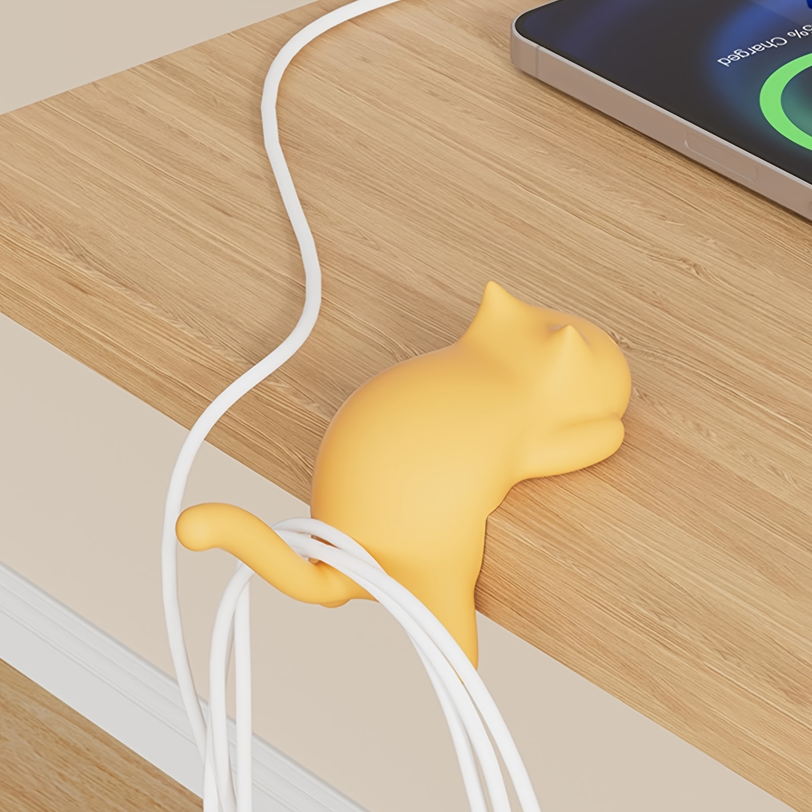 다채로운 고양이 모양 책상 후크 1개 - 탈착식 클램프 - Desk Cable Clip 리뷰 및 가격