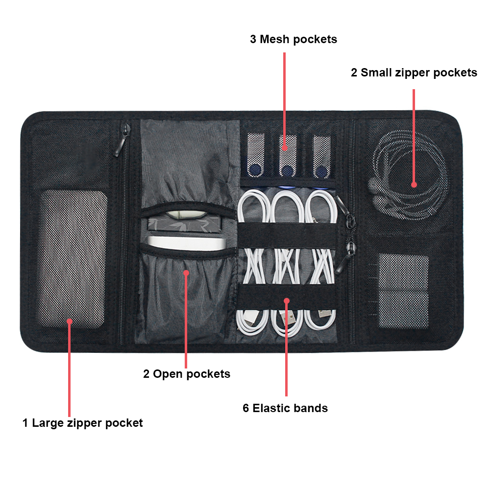 테크 오거나이저 가방 케이블 보관 케이스 여행용 전자제 - Tech Accessories Storage 리뷰 및 가격