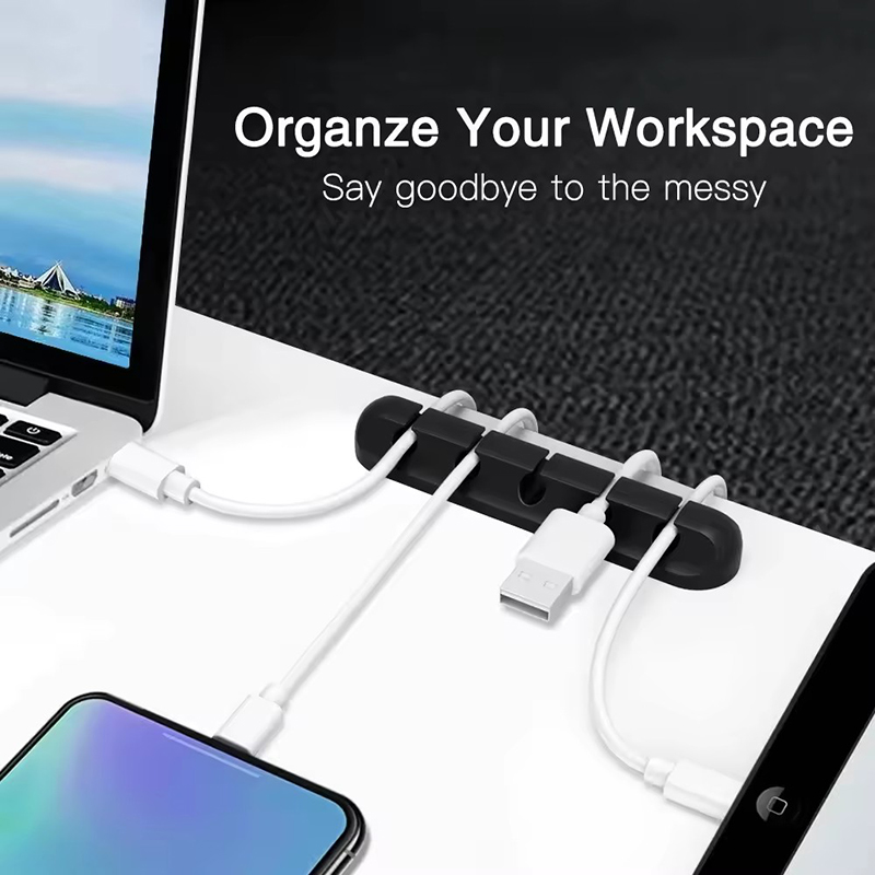실리콘 USB 케이블 클립 와인더 정리기 원형 충전기  - Desk Cable Clip 리뷰 및 가격
