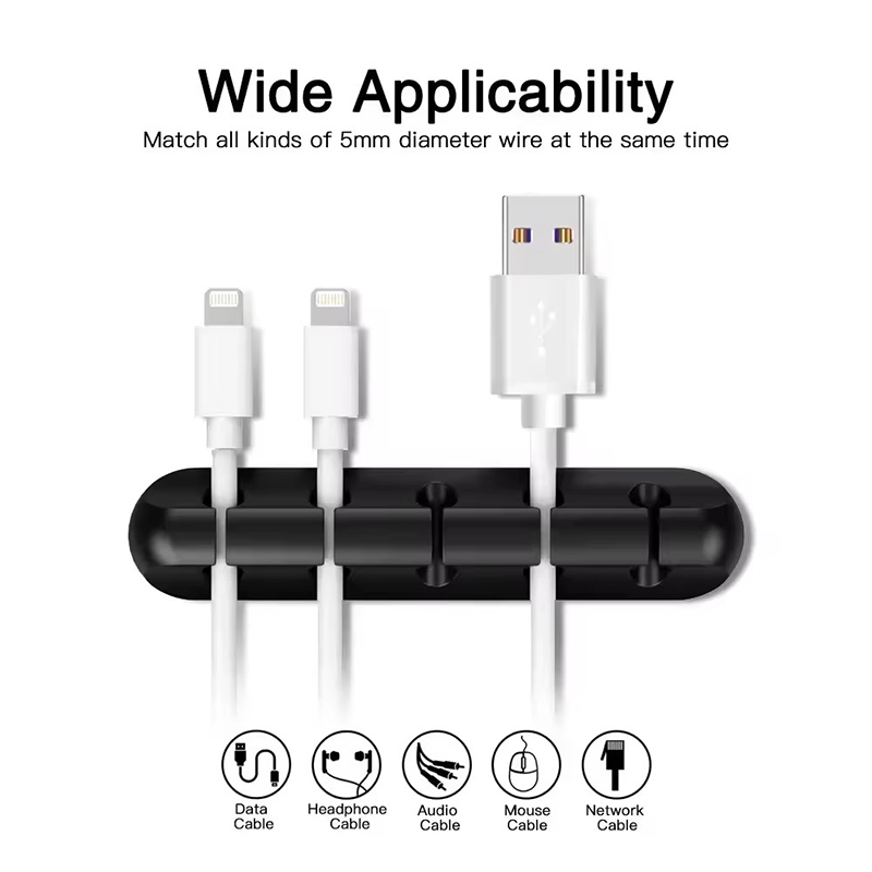실리콘 USB 케이블 클립 와인더 정리기 원형 충전기  - Desk Cable Clip 리뷰 및 가격