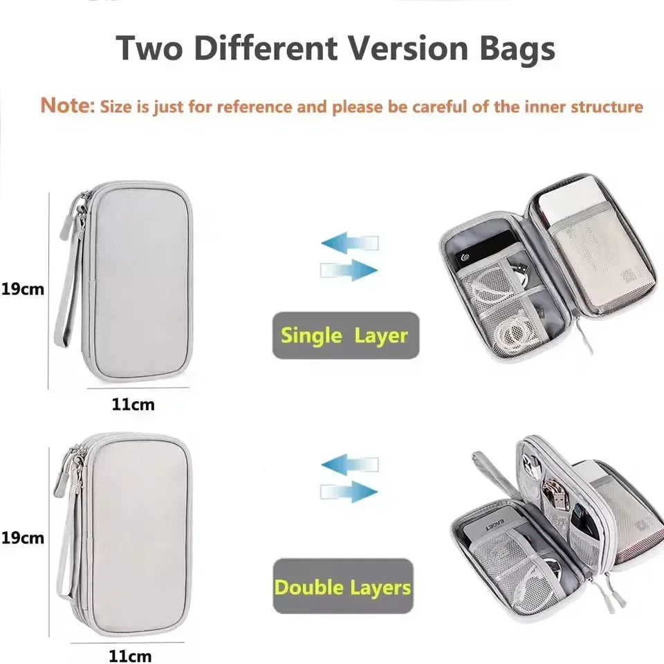 여행용 케이블 가방 휴대용 디지털 보관 파우치 충전기  - Travel Cable Organizer 리뷰 및 가격