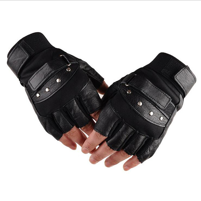 남성용 반 손가락 가죽 피트니스 장갑, 자전거 스포츠  - Tech Wear Accessories 리뷰 및 가격
