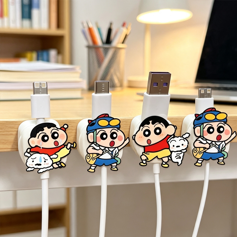귀여운 크레용신짱 자석 케이블 홀더 데스크탑 와이어 정 - Desk Cable Clip 리뷰 및 가격