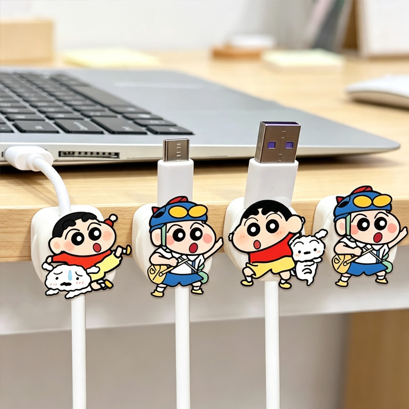 귀여운 크레용신짱 자석 케이블 홀더 데스크탑 와이어 정 - Desk Cable Clip 리뷰 및 가격