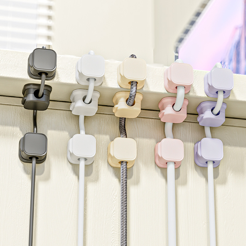 멀티 컬러 자석 케이블 정리 클립, 데스크, 침실용 셀 - Desk Cable Clip 리뷰 및 가격