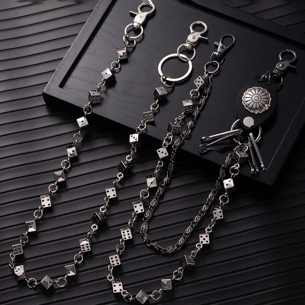 다이스 팬츠 체인 남성 펑크 메탈 허리 벨트 체인 하라 - Tech Wear Accessories 리뷰 및 가격