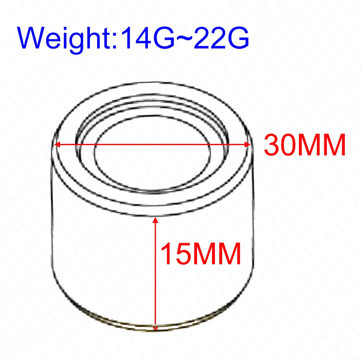 30X15 14G 16G 18G 변속기 롤러 웨이트 슬 - Tech Q 리뷰 및 가격